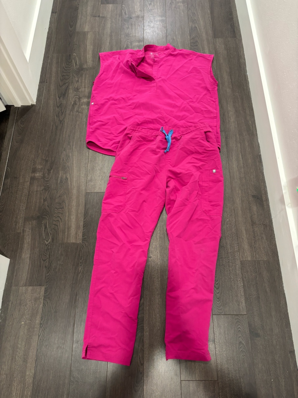 Figs Women's Hot Pink Scrubs